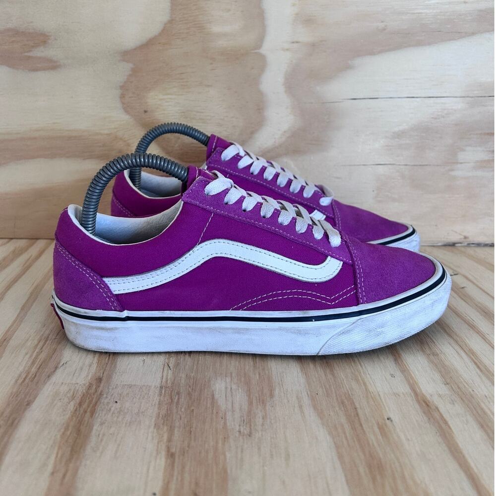 Vans Off The Wall - Old Skool - Sneakers - Purple - Women's - 8.5